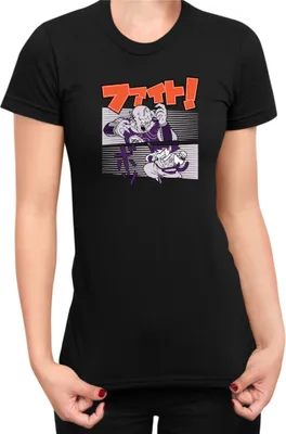 Zdjęcie produktu dla Koszulka Damska Manga Japan Anime Comics Animation Dbz 020, Lady M / Czarny