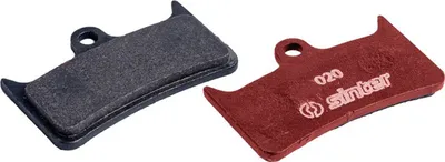 Image de Plaquettes de frein à disque Sinter 020 Hope organiques, MTB Standard, rouge, 25 pièces