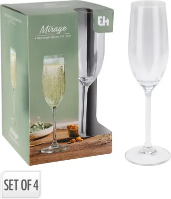 Image de Set de verres à champagne, 210 ml, 4 pcs.