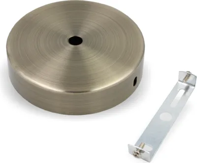 Produktbild von Baldachin Standard | Ø 100 mm | Höhe 25 mm | Antik Messing