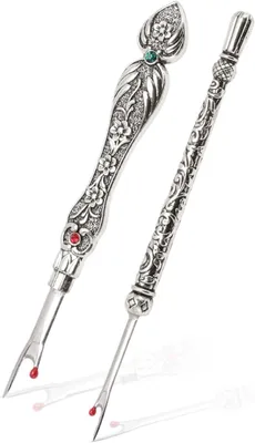 Produktbild von 2-teiliges Nahttrenner-Set aus Metall für Handarbeiten und Lederarbeiten