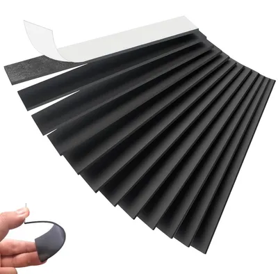 Immagine prodotto di Strisce magnetiche autoadesive, confezione da 12 pezzi, dimensioni 15 cm x 25 mm x 2 mm, ideali per l'ufficio e il fai-da-te
