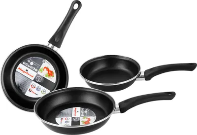 Obrázok produktu pre Magefesa Kenia Sada 3 panvíc 18-20-24 cm, indukcia, nepriľnavý povrch bez Čierna