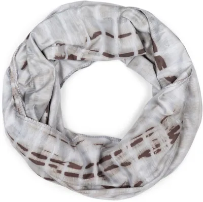 Produktbild von styleBREAKER Uni Loop Schal mit Batik Streifen Muster Print, Leichter Schlauchschal Farbverlauf, Tuch 01016213