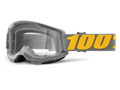 Produktbild von 100% Motocross Brille Strata 2 Klar , orange