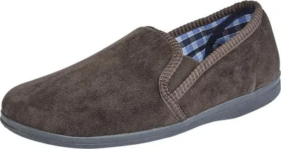 Obrázok produktu pre Sleepers - Pánske papuče "Wilson", velúr DF2000 (47 EU) (Brown)