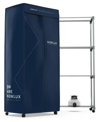 Imagen del producto de Newlux - Secadora eléctrica portátil para ropa Secadry (1200W) con luz UV para la desinfección