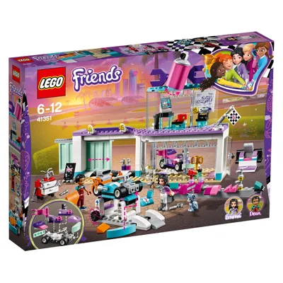 Produktbild von LEGO® Friends Tuning Werkstatt 41351