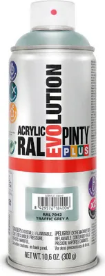 Produktbild von Sprühfarbe Pintyplus Evolution RAL 7042 300 ml Traffic Grey