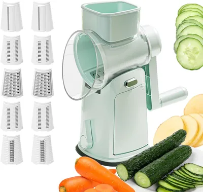 Produktbild von Rotationsreibe für Obst und Gemüse mit Handgriff