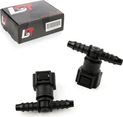 Produktbild von 2x Schnellverschluss Kraftstoffleitung Kupplung T-Stück 7,89x6mm für TOYOTA FIAT