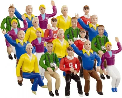 Image de Carrera Figurensatz Tribüne 1:32