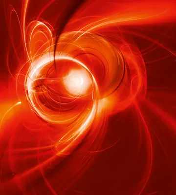Produktbild von Fototapete - Red Abstract 225x250cm - Vliestapete
