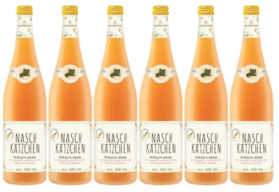 Immagine prodotto di Naschkätzchen alla pesca con yogurt e aroma di frutta 750ml confezione da 6 pezzi