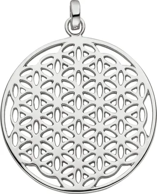 Produktbild von Anhänger rund 925 Sterling Silber Silberanhänger