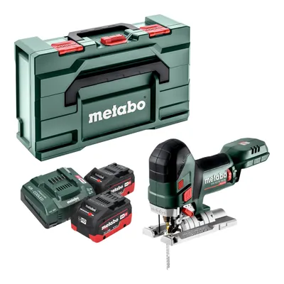 Immagine prodotto di Sega a gattuccio a batteria Metabo STA 18 LTX 150 BL da 18 V, 150 mm, brushless + 2 batterie LiHD da 5,5 Ah + caricabatterie + Metabox