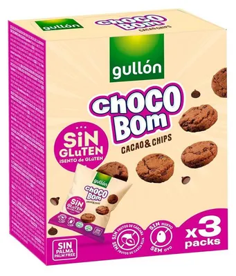 Productafbeelding van Gullon Choco Bom 3-pack Glutenvrij (120 gr)