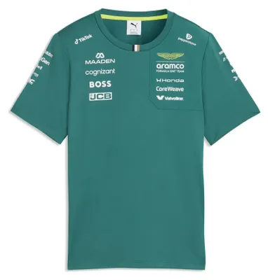 Produktbild von Aston Martin T-Shirt, Team, Damen, Puma, Grün, 2026 XL