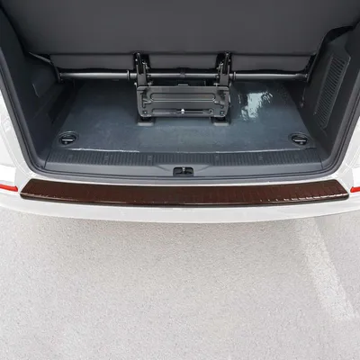 Image de Protection Seuil de Pare-chocs Pour VW T5 Transporter 2003-2015 carbone rouge