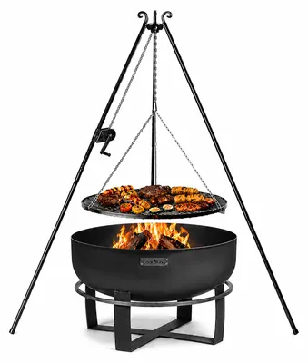 Productafbeelding van CookKing Schwenkgrill Set Viking 6, inclusief vuurschaal, driepoot en grillrooster