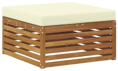 Image de vidaXL Tabouret d'extérieur en bois massif d'acacia naturel