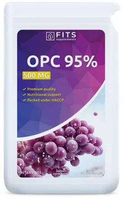 Obrázok produktu pre Extrakt z hroznových jadierok OPC 500 mg, 90 kapsúl