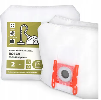 Produktbild von Bosch BSC 9999 Sphera Synthetik Staubsaugerbeutel 2 Stück