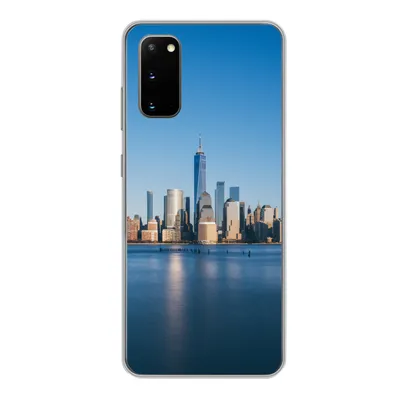 Produktbild von MuchoWow® Handyhülle Schutzhülle Hülle für Samsung Galaxy S20 New York - Skyline - Blau Silikon Softcase Handy Hülle - Bild