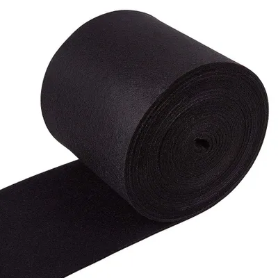 Image de Feutre polyester, dimensions 6 m x 14 cm, épaisseur 3 mm. Tissu non tissé, doux, résistant à l'abrasion. Idéal pour la couture, les travaux manuels et la décoration. Feutre