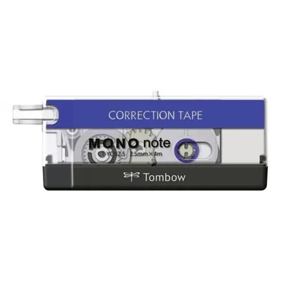 Image de TOMBOW Rouleau correcteur "MONO note" 2,5 mm x 4 m noir