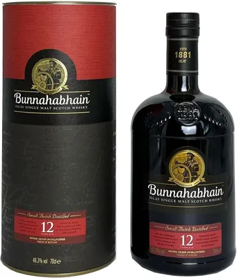 Immagine prodotto di Bunnahabhain 12 Years Old Islay Single Malt Scotch Whisky 46,3% Vol. 0,7l in confezione regalo