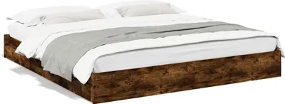 Produktbild von vidaXL Bettgestell mit Schubladen Räuchereiche 180x200cm Holzwerkstoff