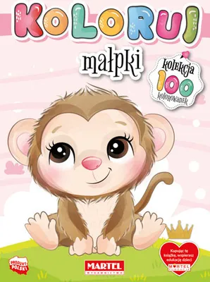 Produktbild von Małpki. Koloruj