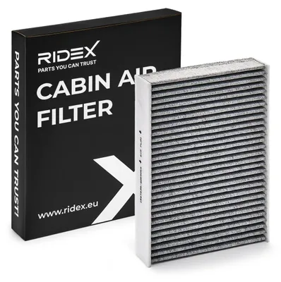 Produktbild von RIDEX 424I0271 Innenraumfilter Pollenfilter für RENAULT CLIO II (BB0/1/2, CB0/1/2) Aktivkohle