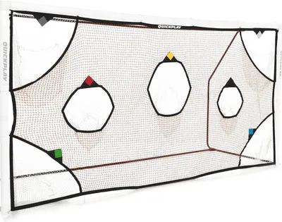 Imagen del producto de Red de portería de fútbol con 7 zonas de tiro, disponible en diferentes tamaños, ideal para entrenamientos de precisión