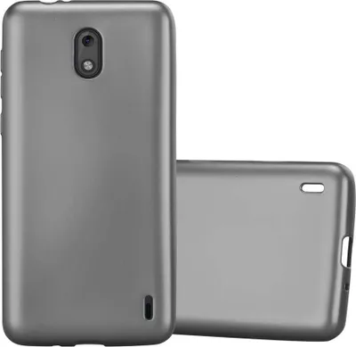 Produktbild von Cadorabo Schutzhülle für Nokia 2 2017 Hülle in Grau Handyhülle TPU Silikon Etui Cover Case