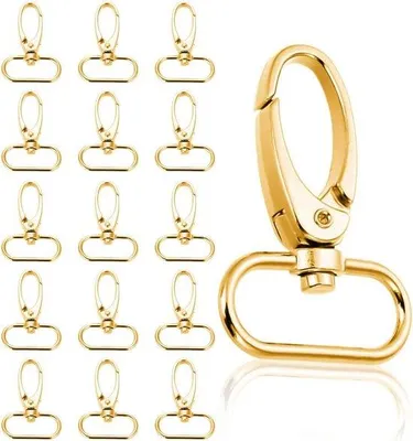 Produktbild von Schlüsselanhänger-Set drehbar 30 Stück Goldfarben