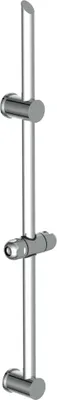 Produktbild von SCHÜTTE Wandstange SIGNO, 70cm, Duschstange mit höhenverstellbarer Wandhalterung, Chrom