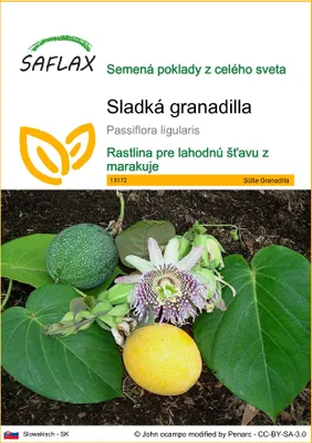 Obrázok produktu pre SAFLAX - Sladká granadilla - Passiflora ligularis - 20 Semená