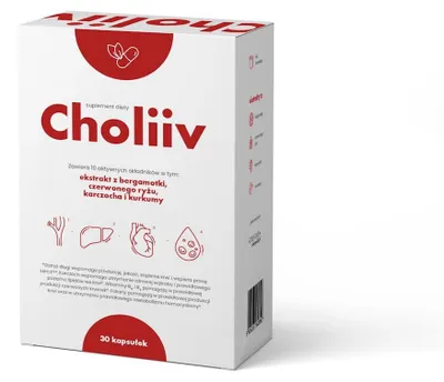 Produktbild von CHOLIIV - Cholesterin, Homocystein, Leber 30 Kapseln.