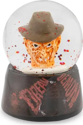 Obrázek produktu pro Noční můra v Elm Street mini sněhová koule se světlem jako dárkový předmět a zboží 5 cm