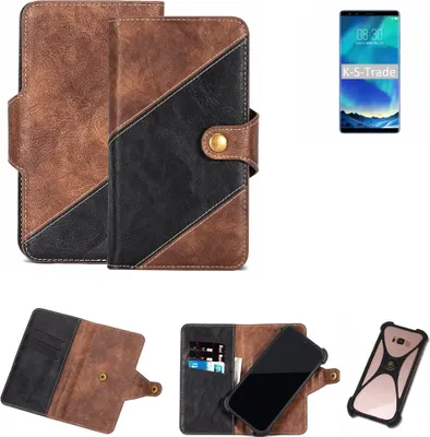 Produktbild von K-S-Trade Handy Hülle Schutz Hülle Schutzhülle Bookstyle Case kompatibel mit Nubia Z17 S Handy Cover Hülle Schutztasche 1x