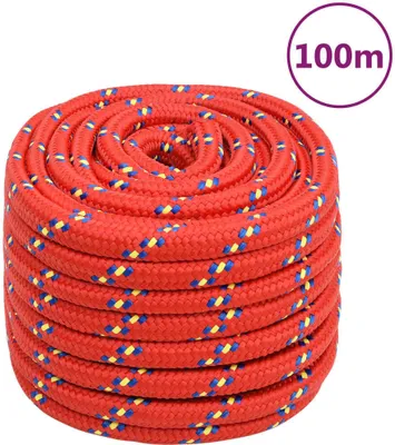 Produktbild von Bootsseil Rot 20 mm 100 m Polypropylen