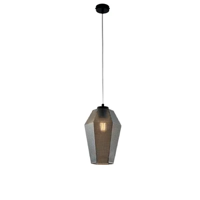 Immagine prodotto di Lampadario Prisma 1 luce ferro specchio grigio