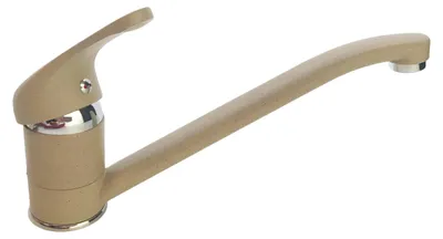 Produktbild von Küchen-Einhebelmischer klassisch Sand Granit schweres Messing