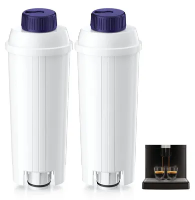 Productafbeelding van Waterfilter voor Delonghi volautomatische koffiemachines, vervanging voor DLSC002, 2 stuks