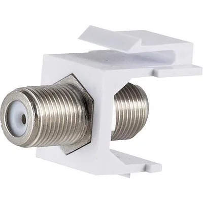 Produktbild von S/CONN maximum connectivity Netzwerk Adapter-Keystone Verbinder F-Buchse (08-10071)