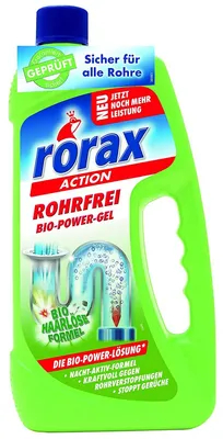 Zdjęcie produktu dla rorax RohrfreiPower Żel do czyszczenia rur przyjazny dla środowiska 1000ml