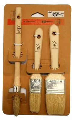 Produktbild von Lackier-Pinselset Pinsel Malerpinsel Flachpinsel Lackierpinsel Lack