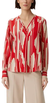 Produktbild von Comma Damen 2136563 Bluse, 30A1 rot, 36